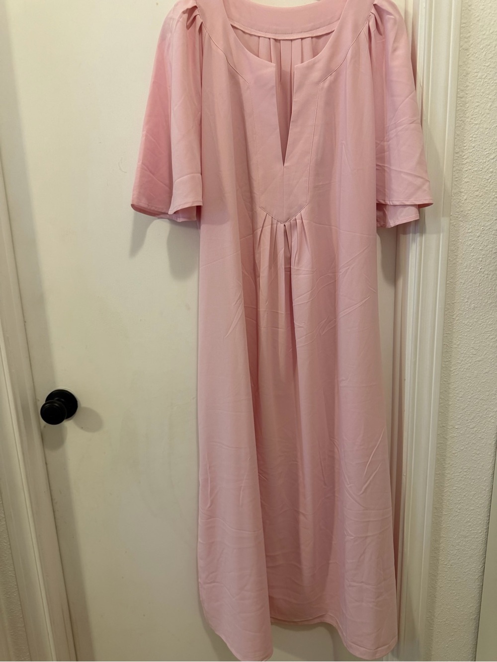 Women's Pink Maxi Dress - Elegant Lightweight Occasion Dress NWOT